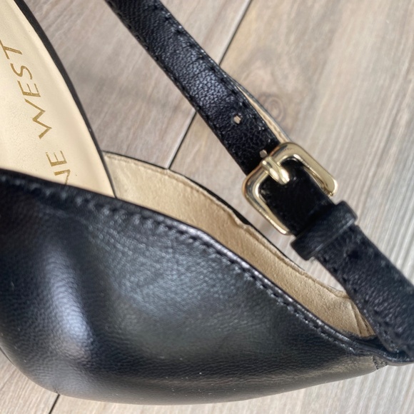 Nine West Heels with Cross Strap Black 7.5 - Picture 6 of 11